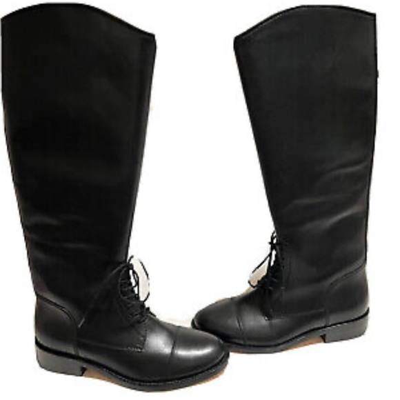 Black Leather Riding Boots Juicy Couture Women’s Size 9
Equestrian Lace Up Tall - Picture 6 of 16